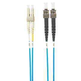 4Cabling 2M Lc-St Om4 Multimode Fibre Optic Cable: Blue (Fl.Om4Lcst2Mb)