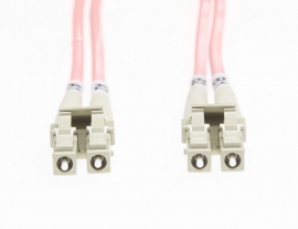 4Cabling 3M Lc-Lc Os1/ Os2 Singlemode Fibre Optic Cable: Salmon Pink (Fl.Os2Lclc3Mp)