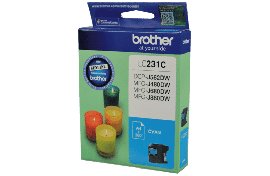 Brother Cyan Ink Cartridge To Suitdcpj562Dw/ Mfcj480Dw/ Mfcj680Dw/ Mfcj880Dw - Up To 260 Pages Lc-231Cs
