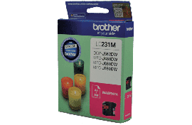 Magenta Ink Cartridge To Suit Dcpj562Dw/ Mfcj480Dw/ Mfcj680Dw/ Mfcj880Dw - Up To 260 Pages Lc-231Ms