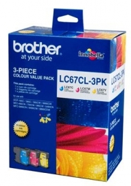Brother Lc67cl3pk Lc-67 Colour Value Pack For Dc-385c