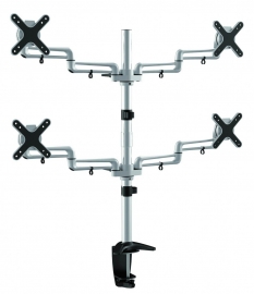 4cabling Quadruple Desk Mount Monitor Bracket/ Arm: 13" To 27" Ldc-t12n