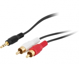 4cabling Stereo 3.5mm Jack To 2 X Red White Rca 2m La1052
