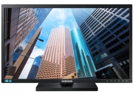 Samsung E45 24" Wide(16:9) Led 1920x1080 5ms D/ Sub Dvi Dp H/ Adj Vesa 3yr Ls24e45kdsc/xy