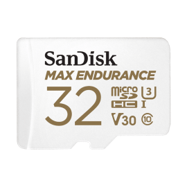 SANDISK MAX ENDURANCE MICROSDHC CARD SQQVR 32G (15 000 HRS) UHS-I C10 U3 V30 100MB/S R 40MB/S (SDSQQVR-032G-GN6IA)