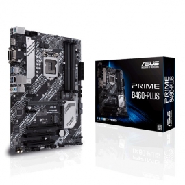 ASUS PRIME B460-PLUS ATX Motherboard 10th Gen LGA1200 DDR4 2933MHz, 2xM.2 6xSATA, HDMI, DVI, D-Sub, CrossFire Prime B460-Plus