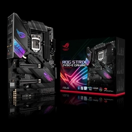 Asus Rog Strix Z490-E Gaming Intel® Z490 LGA 1200 ATX Gaming Motherboard featuring 16 power stages