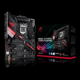ASUS ROG STRIX Z490-H GAMING Intel Z490 10th Gen LGA1200 ATX MB DDR4, 1xDP 1xHDMI 6xUSB3.2 PCIe3.0x16, Aura Sync RGB Rog Strix Z490-H Gaming