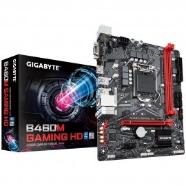 Gigabyte B460M GAMING HD mATX Motherboard 2xDDR4 10th Gen LGA1200 1xM.2 4xSATA RAID LAN (1000/100 Mbit) 2xPCIE HDMI 6xUSB3.2 Ga-B460M-Gaming-Hd