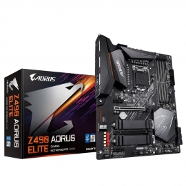 Gigabyte Z490 AORUS ELITE Intel ATX Motherboard 4xDDR4 3xPCIe 2xM.2 6xSATA GA-Z490-AORUS-ELITE