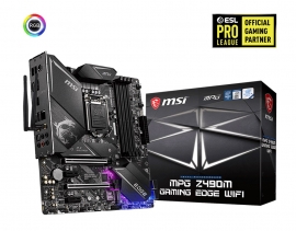 Msi Mpg Z490M Gaming Edge Wifi 128Gb Ddr4 Micro Atx M.2 Sataiii Raid 10Th Gen Lga1200 1Xdp 1Xhdmi 2Xpcie 4Xdimm Crossfire Frozr Wifi 6 Mu-Mimo Rgb Mpg Z490M Gaming Edge Wif
