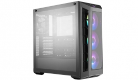 Cooler Master Mid Tower: Masterbox Mb530P Three Tempered Glass Panels Usb 3.0 X 2 Usb2.0 X2