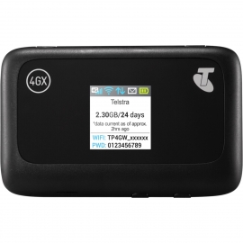 Telstra 4Gx Wi-Fi Plus Prepaid (Mf910Y) (Locked To Telstra) - Connect Up To 10 Wi-Fi Enabled Devices Colour Lcd Screen To Monitor Connection Status Mf910Y