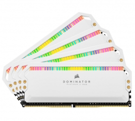Corsair Dominator Platinum Rgb 32Gb (4X8Gb) Ddr4 3600Mhz C18 1.35V Udimm Xmp 2.0 White Heatspreaders Desktop Pc Gaming Memory Cmt32Gx4M4C3600C18W