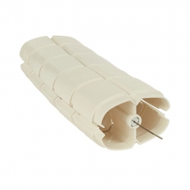 Elsafe: Umbilical Cable Management: Messenger Floor To Desk 780mm: White Messenger 002.008.0082