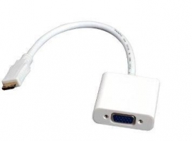 Generic Cable Adapter: Mini Hdmi(m) To Vga(f) 15cm T083n Mini Hdmi-vga-mf-15cm
