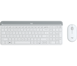 Logitech SLIM WIRELESS KEYBOARD AND MOUSE COMBO MK470 White (920-009183)