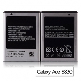 Replacement Li-ion 1350 Mah Battery For Samsung Galaxy Ace S5830 Mobvmxbatsam5830