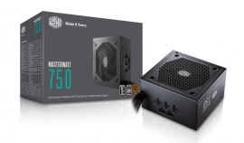 Cooler Master Masterwatt 80+ Bronze Series 750w Semi-modular Cable Dual Forward And Dc-dc