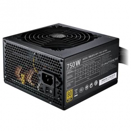Coolermaster Mwe 80+ Gold 750w Fixed Cable Compact Size With 12cm Fan Mpy-7501-acaag-au