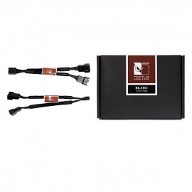 Noctua Black Na-syc1 11cm 4pin Pwm Fan Power Splitter Cables (2 Pack) Na-syc1