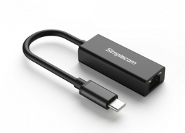 Simplecom Superspeed Usb-C Type-C To Gigabit Ethernet Network Adapter Aluminium (Nu313)