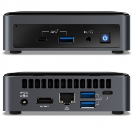 Intel NUC MINI Barebone KIT, i5-10210U, DDR4(0/2), M.2(0/1), WL-AX, HDMI, 3YR WTY (Bxnuc10I5Fnk4)