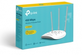 Tp-Link Tl-Wa901N 450Mbps Wireless N Access Point 2.4Ghz (450Mbps) 802.11Bgn Fixed Omni Directional Passive Poe Tl-Wa901N