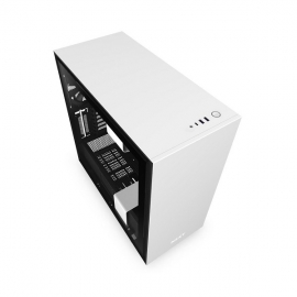 NZXT Matte White H710 Mid Tower Chassis Nzt-Ca-H710B-W1