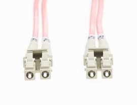 4Cabling 5M Sc-Sc Om1 Multimode Fibre Optic Cable: Salmon Pink Fl.Om1Scsc5Mp