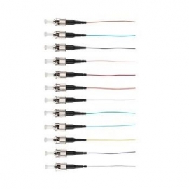 Fibre Pigtail St Om4 Multimode 2M. 12 Pack. Rainbow. Backward Compatible With Om3 015.012.1404