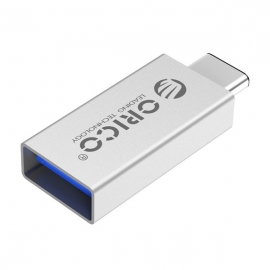Orico Silver Aluminium Cta1 Type-c To Usb-a Otg Connector Orc-cta1-sv