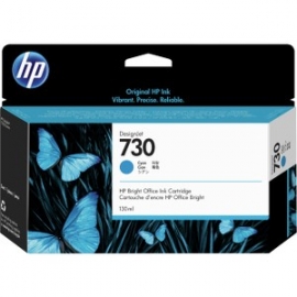 HP 730 130-ml Cyan DesignJet Ink P2V62A