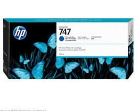 Hp 747 300-ml Chromatic Blue Ink Cartridge P2v85a