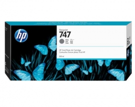 Hp 747 300-ml Gray Ink Cartridge P2v86a