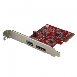 Startech Usb 3.1 Pcie Card - 2 Port - 1 X Usb-a And 1 X Esata - 10gbps - Usb 3.1 Card - Esata Card
