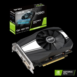 ASUS Phoenix GeForce® GTX 1650 SUPER™ Phoenix OC 4GB GDDR6, 1770MHz, 7680x4320 @60Hz, DP/HDMI/DVI-D, PCI-E 6-Pin Power (PH-GTX1650S-O4G)