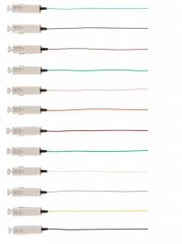 4cabling Fibre Pigtail Sc Os1 Singlemode 2m - 12 Pack Rainbow 015.012.4302