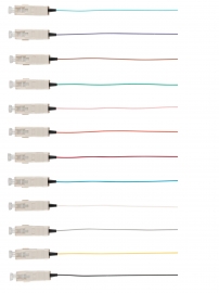4cabling Fibre Pigtail Sc Om4 Multimode 2m - 12 Pack Rainbow 015.012.1403