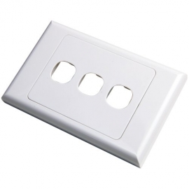 4cabling 3 Way Australian Style Wall Plate 016.002.0003