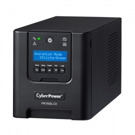 CyberPower Systems PROFESSIONAL TOWER SERIES 750VA (675W) UPS WITH LCD PR750ELCD
