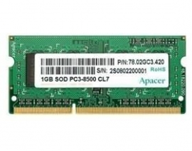 Apacer Ddr3 Sodimm Pc8500-1gb 1066mhz Samsung Original