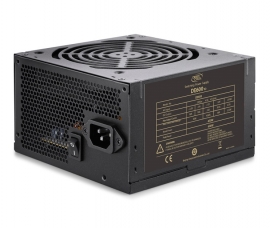 DeepCool ATX PSU: 600W Peak Power Supply, 1x PCI-E 6+2, 4x SATA, 120mm Fan (DE600 V2)