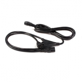 Startech 10 Ft Computer Power Cord Splitter Iec320 C14 To 2x Iec320 C13 - C13 To C14 Pc Power Y