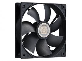 Cooler Master Case Fan: 120mm Silent Fan Si2 3pin 1200 Rpm Single Oem Pack R4-s2s-124k-gp Oem