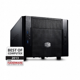 Cooler Master Elite 130 Mini Itx Ps2 Psu Usb3.0 Black Interior Cube Design Mesh Front Panel.