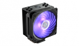 Cooler Master Hyper 212 Rgb Black Edition Cpu Air Cooler 4 Direct Contact Heatpipes 120Mm Rgb