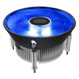 Cooler Master I70c 120mm Blue Led Aluminum Cooler Support Intel Lga1156/1155/1151/1150 Not Support