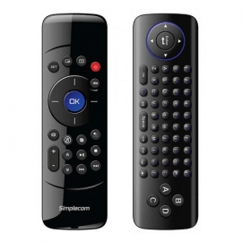 Simplecom Remote Control: Rt200 Rechargeable 2.4g Wireless Remote Air Mouse Keyboard Combo Qwerty