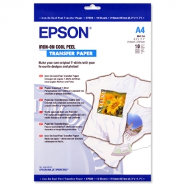 Epson S041154 Iron On Transfer Paper A4 10 Sheets